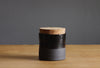Black Corked Canister